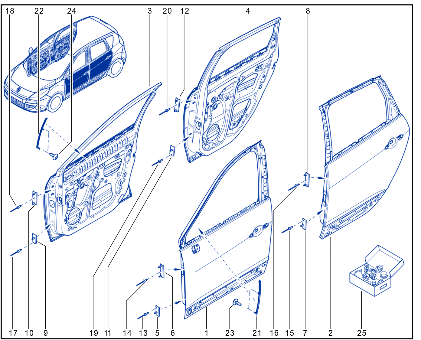 Side Opening Element Panelwork - 01030799