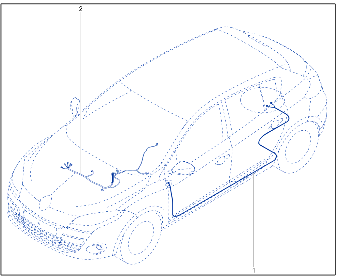 Wiring - Front End Panel Components - 01030857