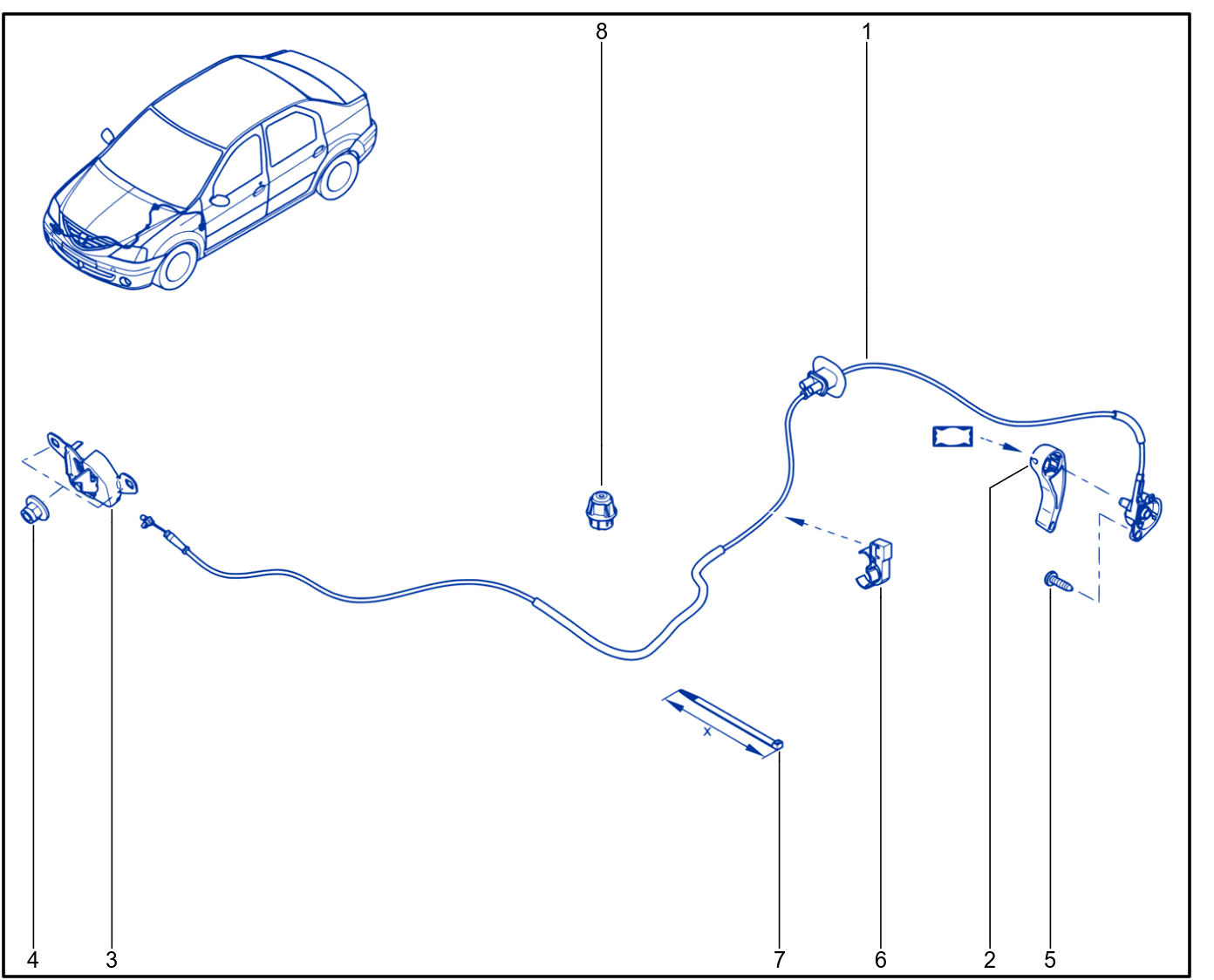 Front Opening Element Control And Mechanism - 01030889