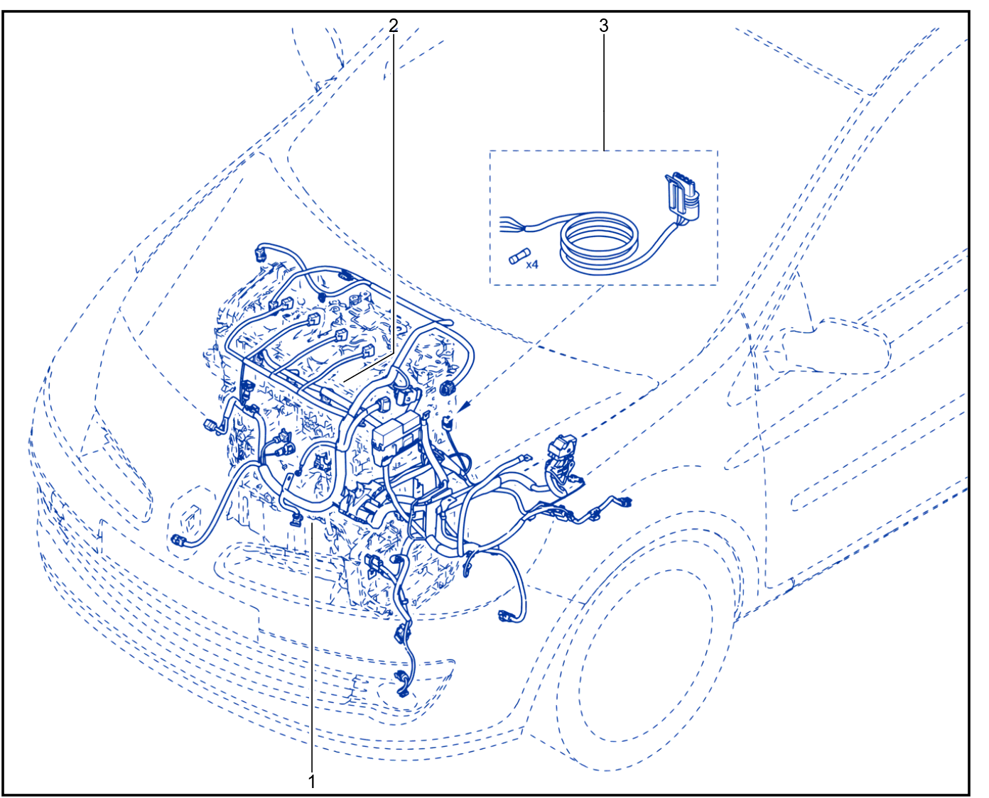 Wiring - Engine Components - 01031109