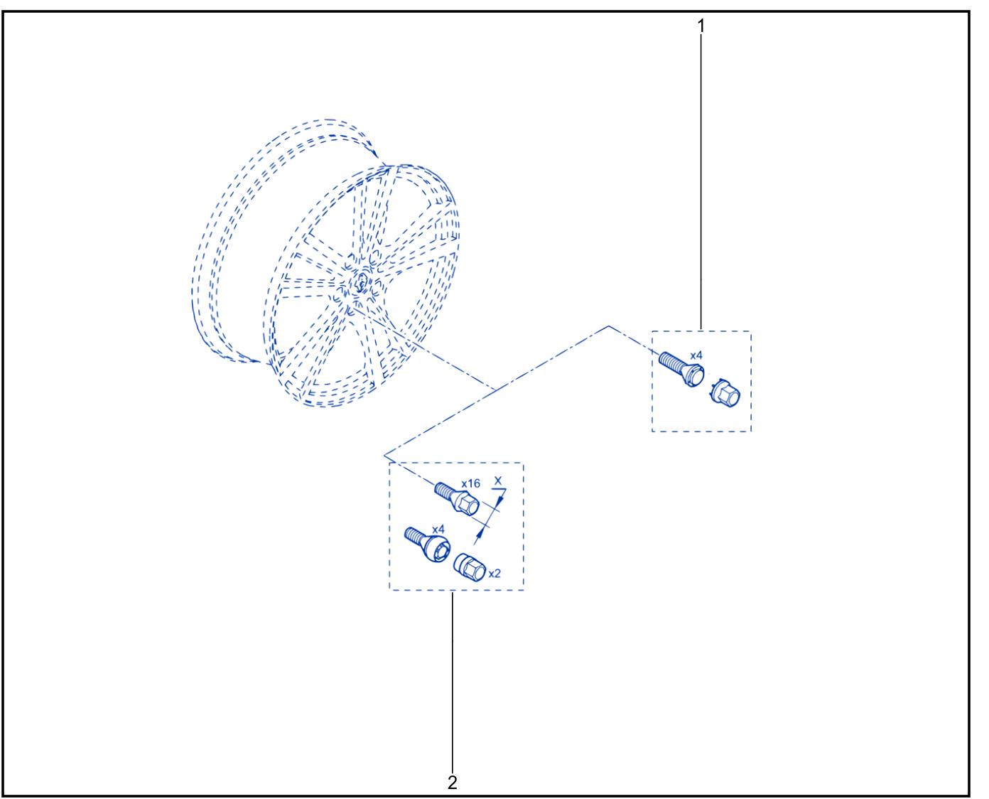 Wheel Nut - 01031347