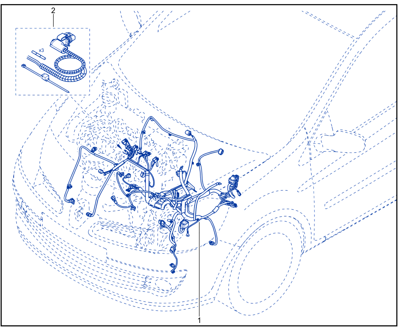Wiring - Engine Components - 01031757