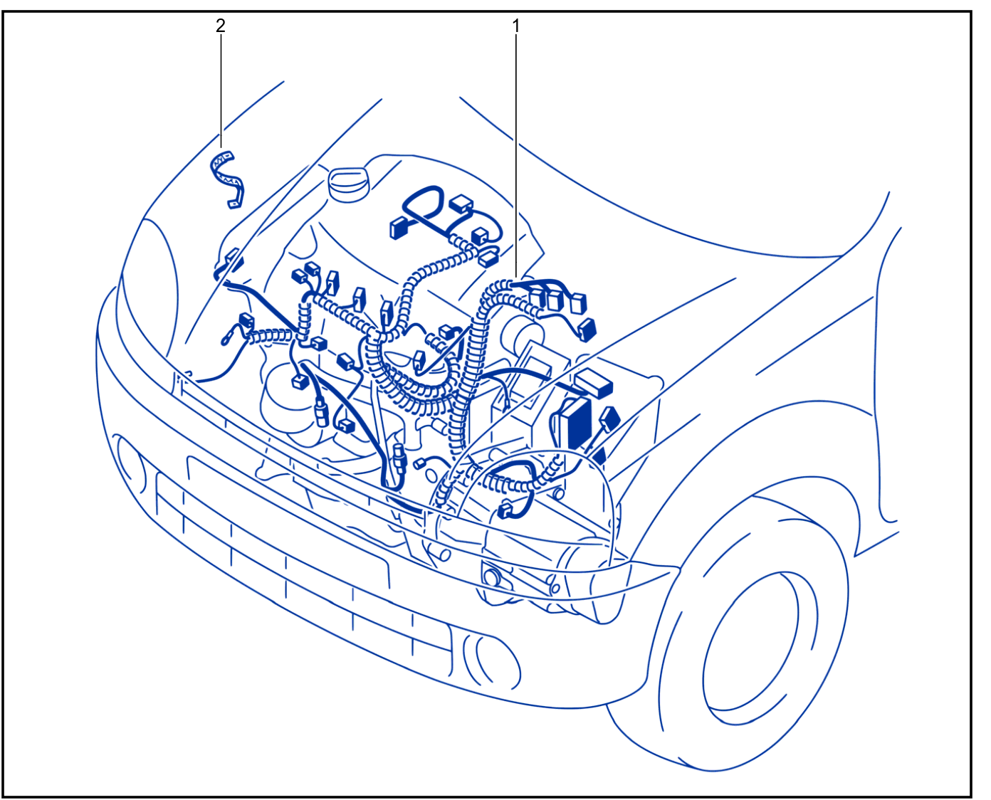 Wiring - Engine Components - 01031854