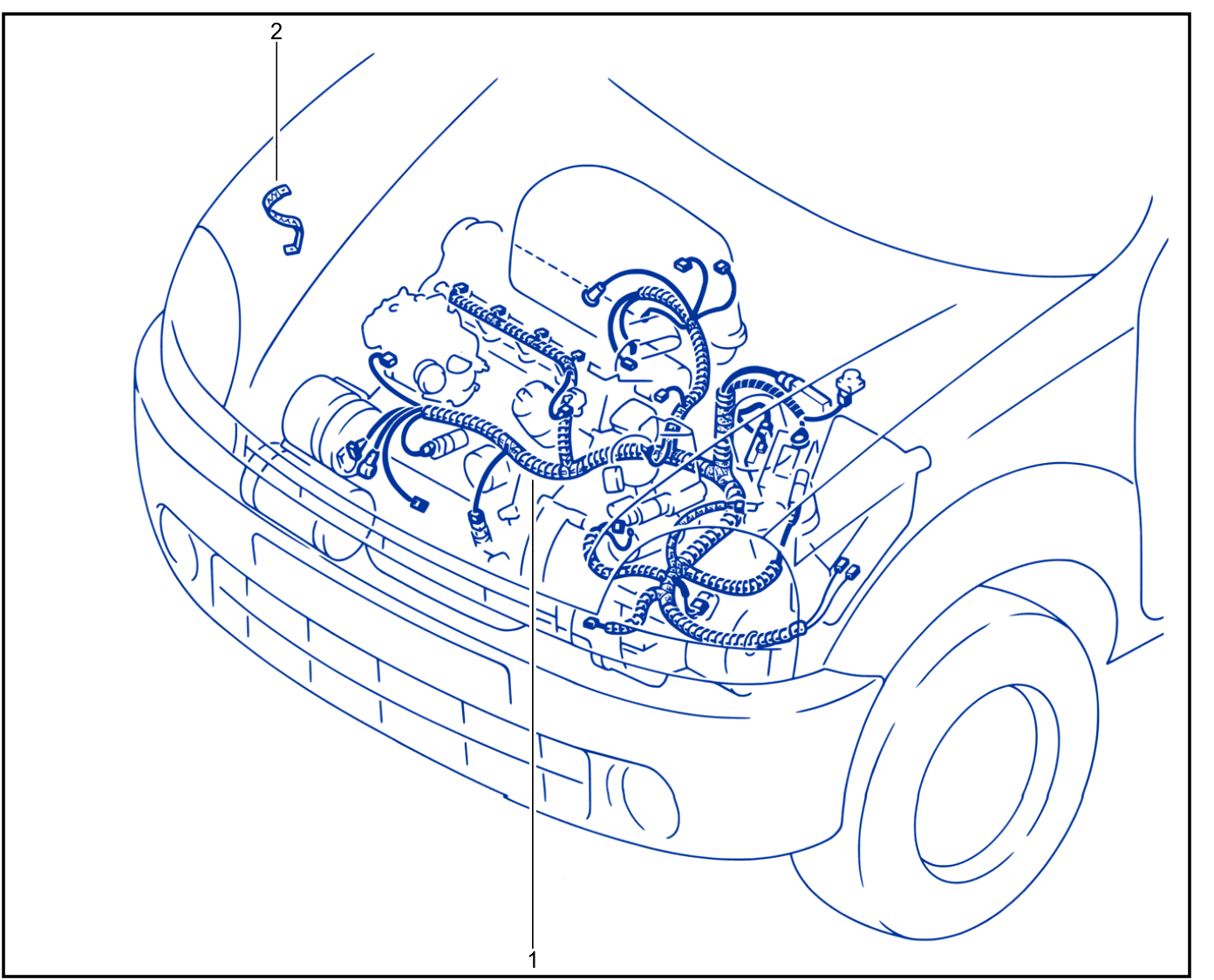 Wiring - Engine Components - 01032062