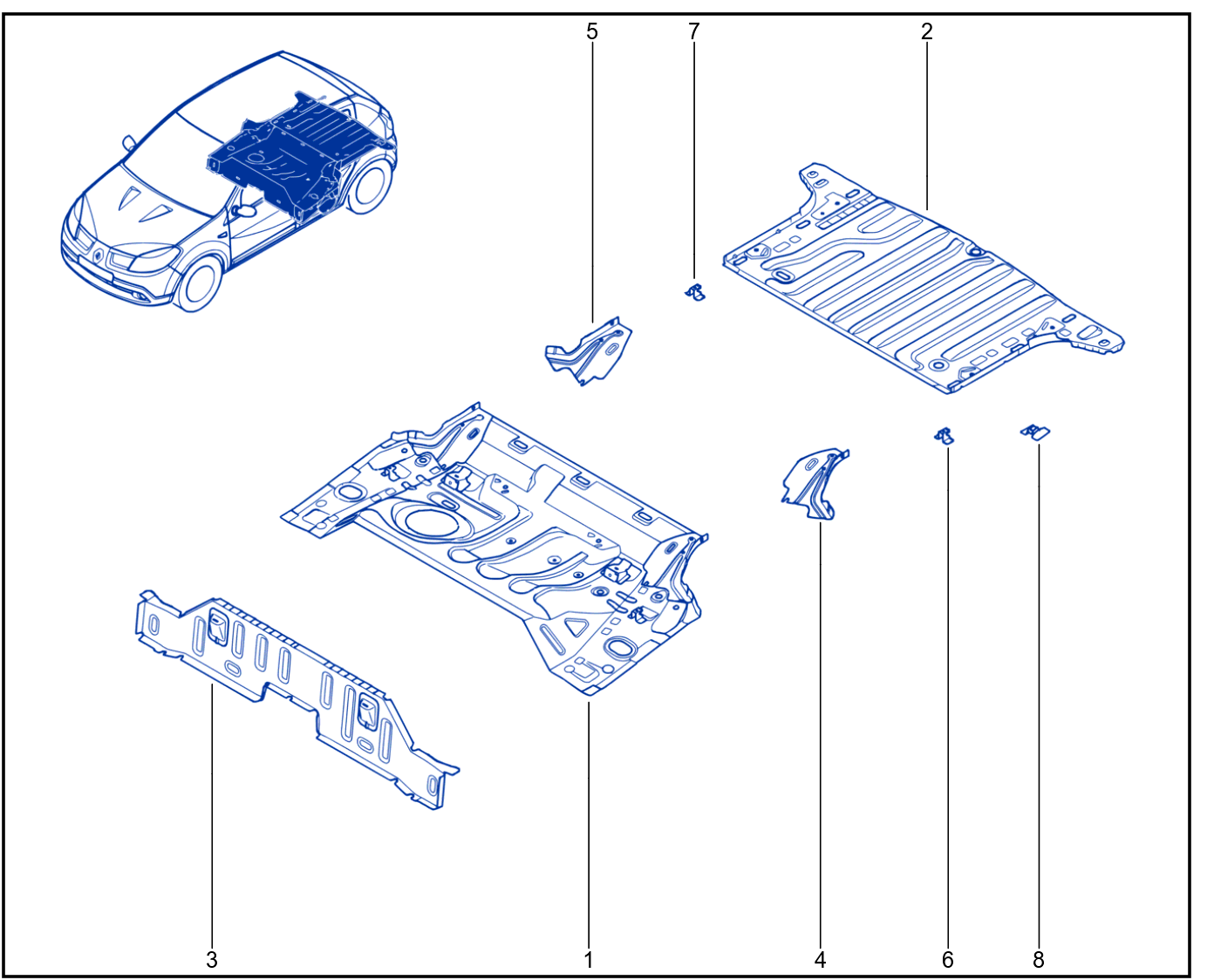 Rear Floor - 01032083