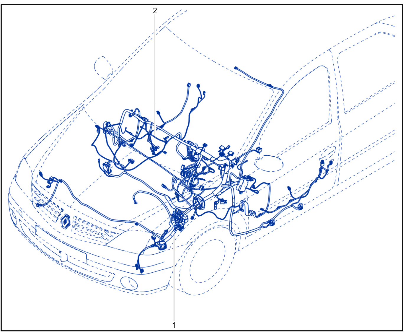 Wiring - Passenger Compartment Components - 01032103