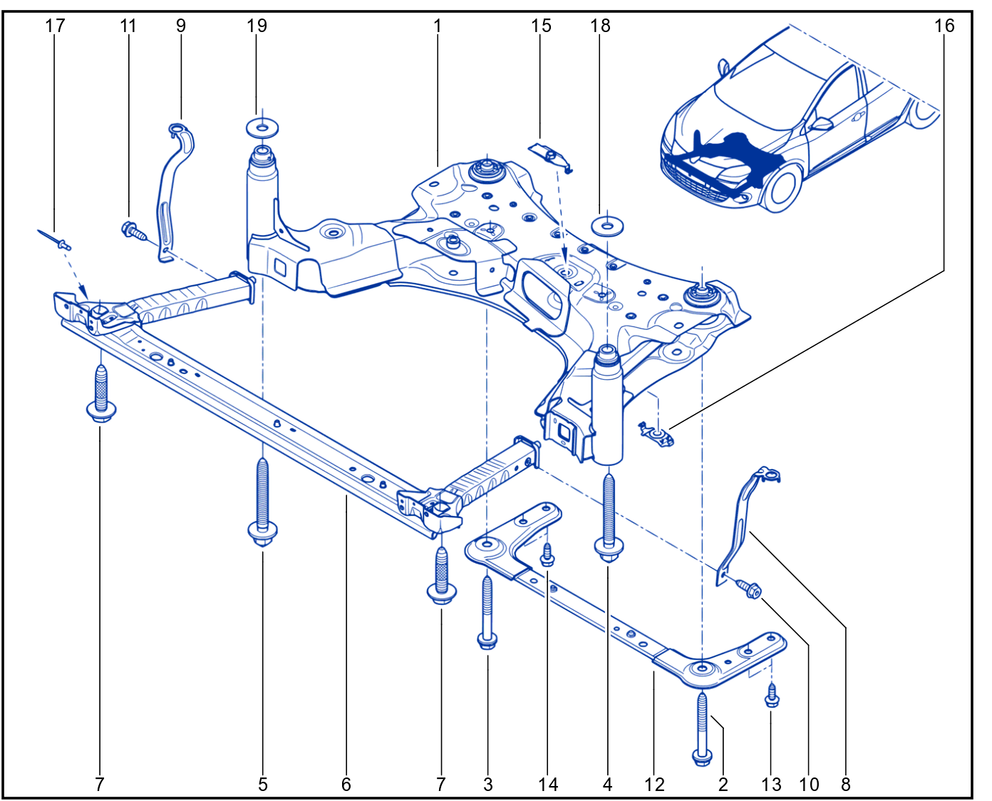 Front Axle Component - 01032426