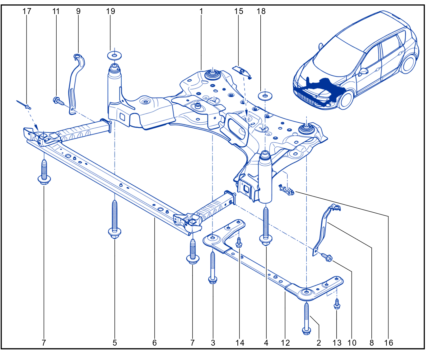 Front Axle Component - 01032427