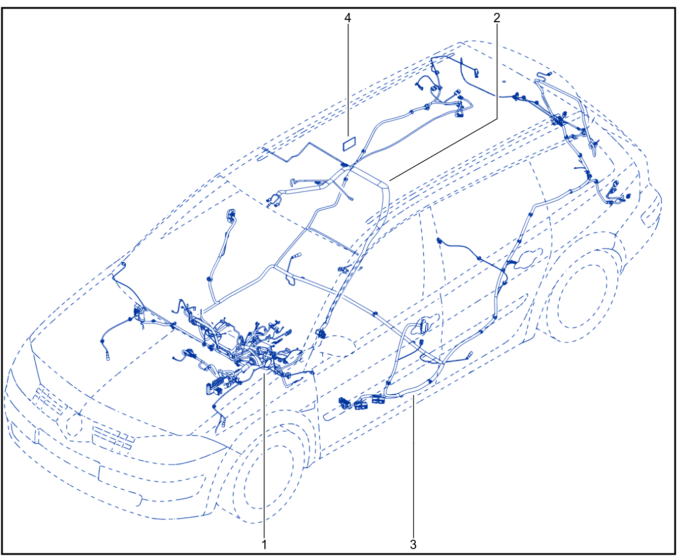 Wiring - Passenger Compartment Components - 01032562