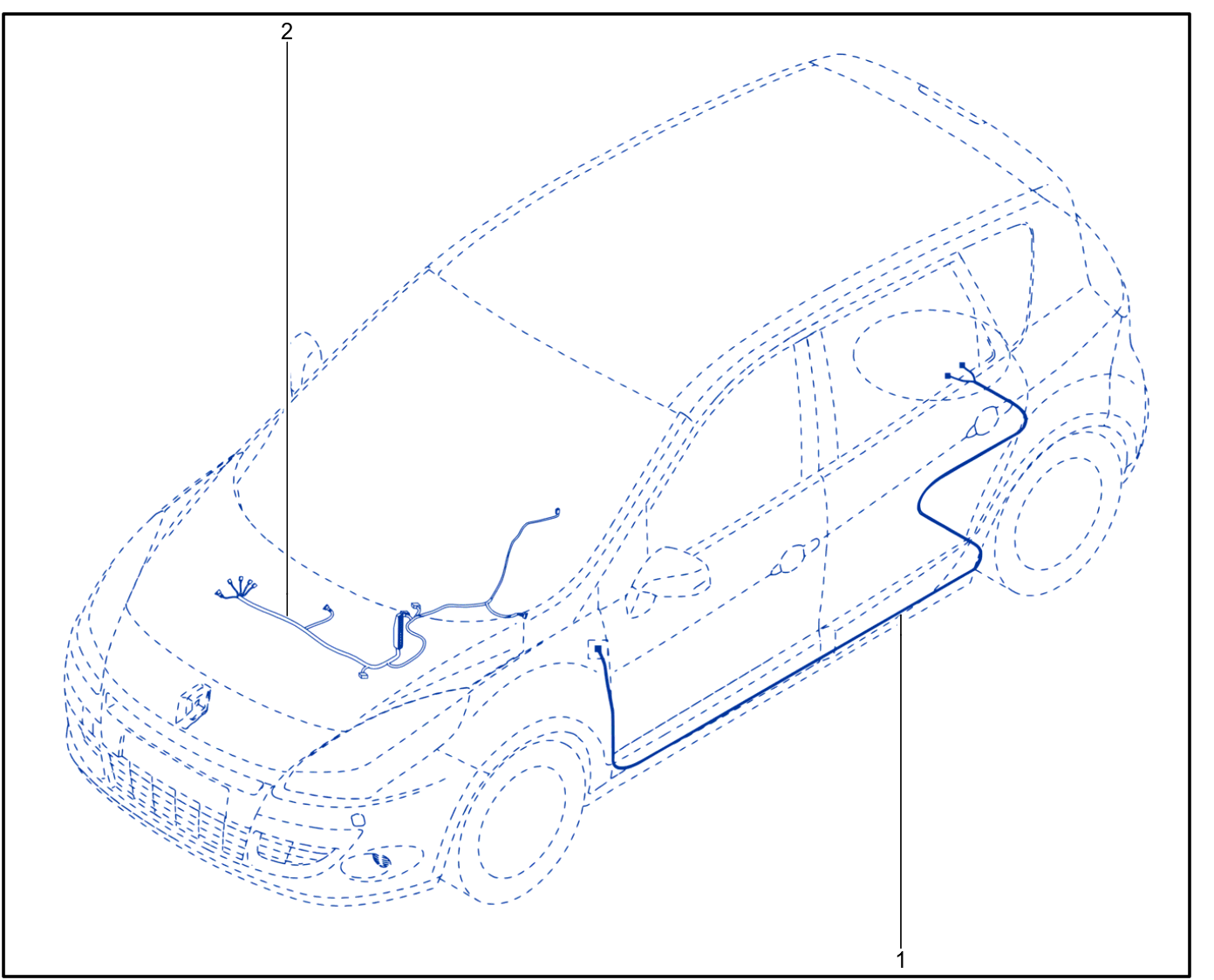 Wiring - Front End Panel Components - 01032571