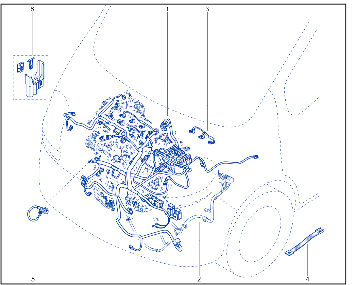 Wiring - Engine Components - 01032916