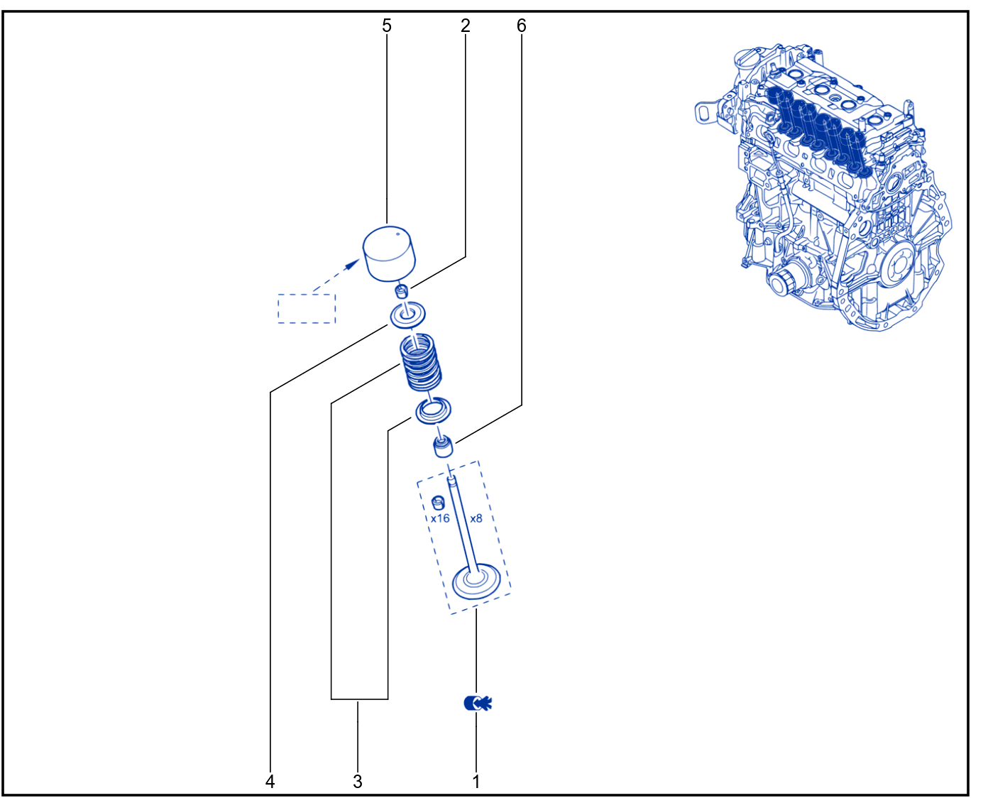 Timing - Camshaft - Valve - 01032958