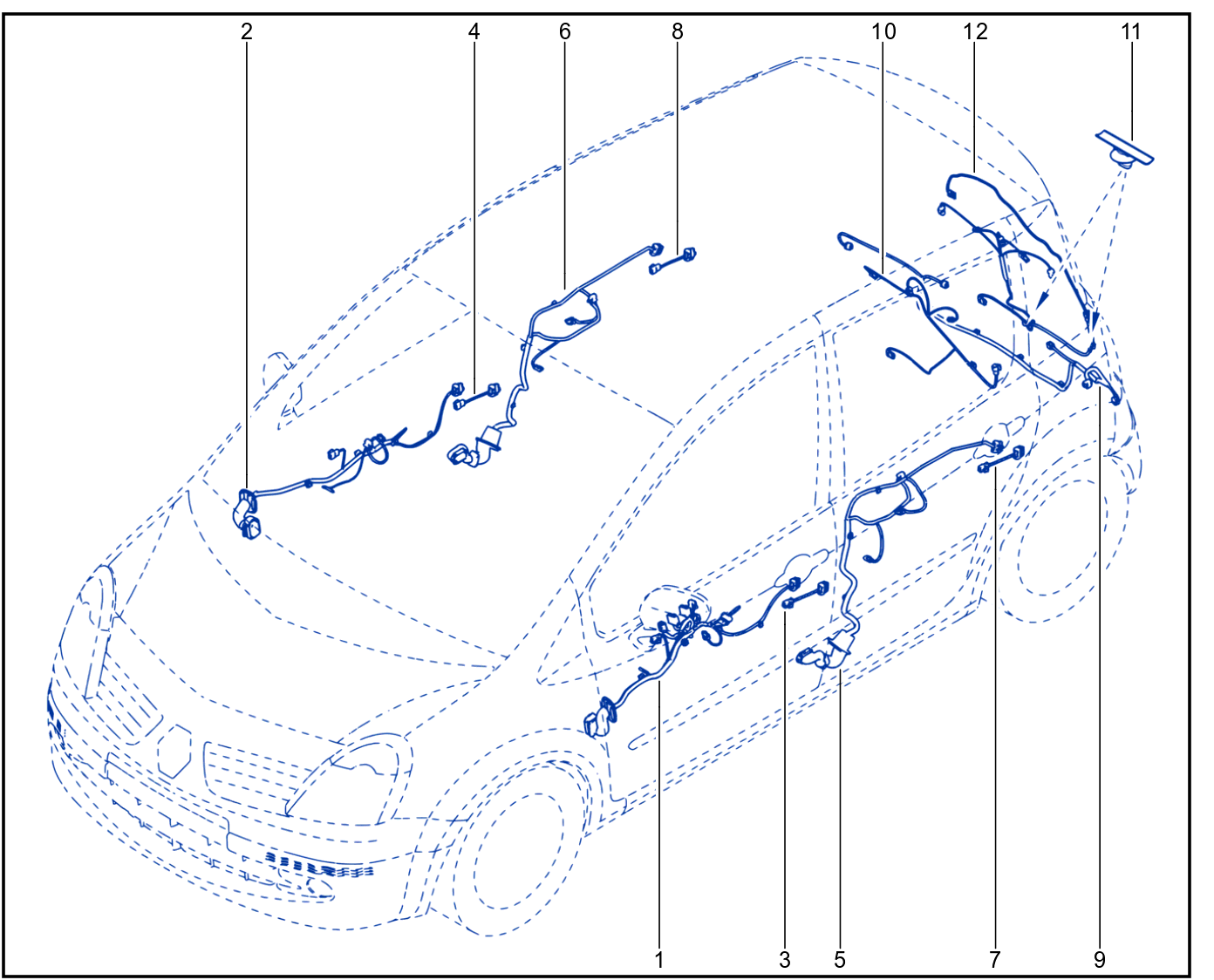 Wiring - Opening Element Components - 01033144