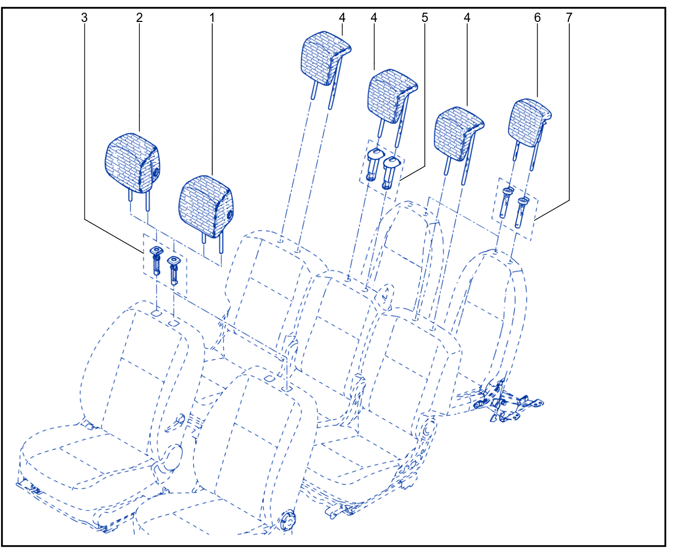 Headrest - 01033206
