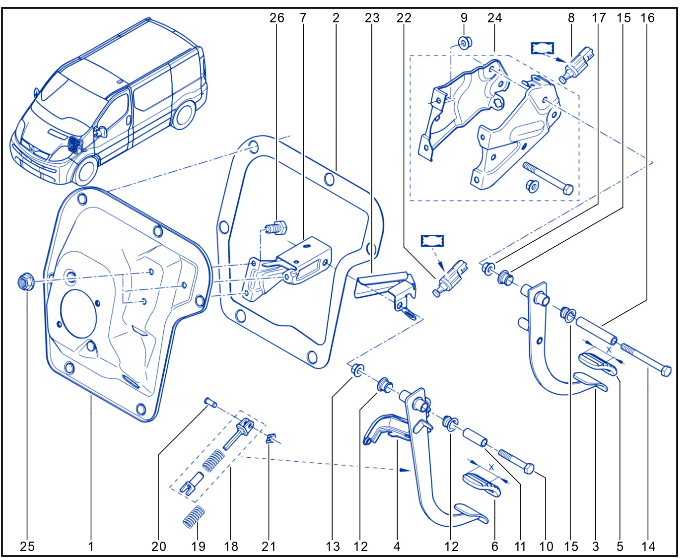 Pedal Assembly - 01033316