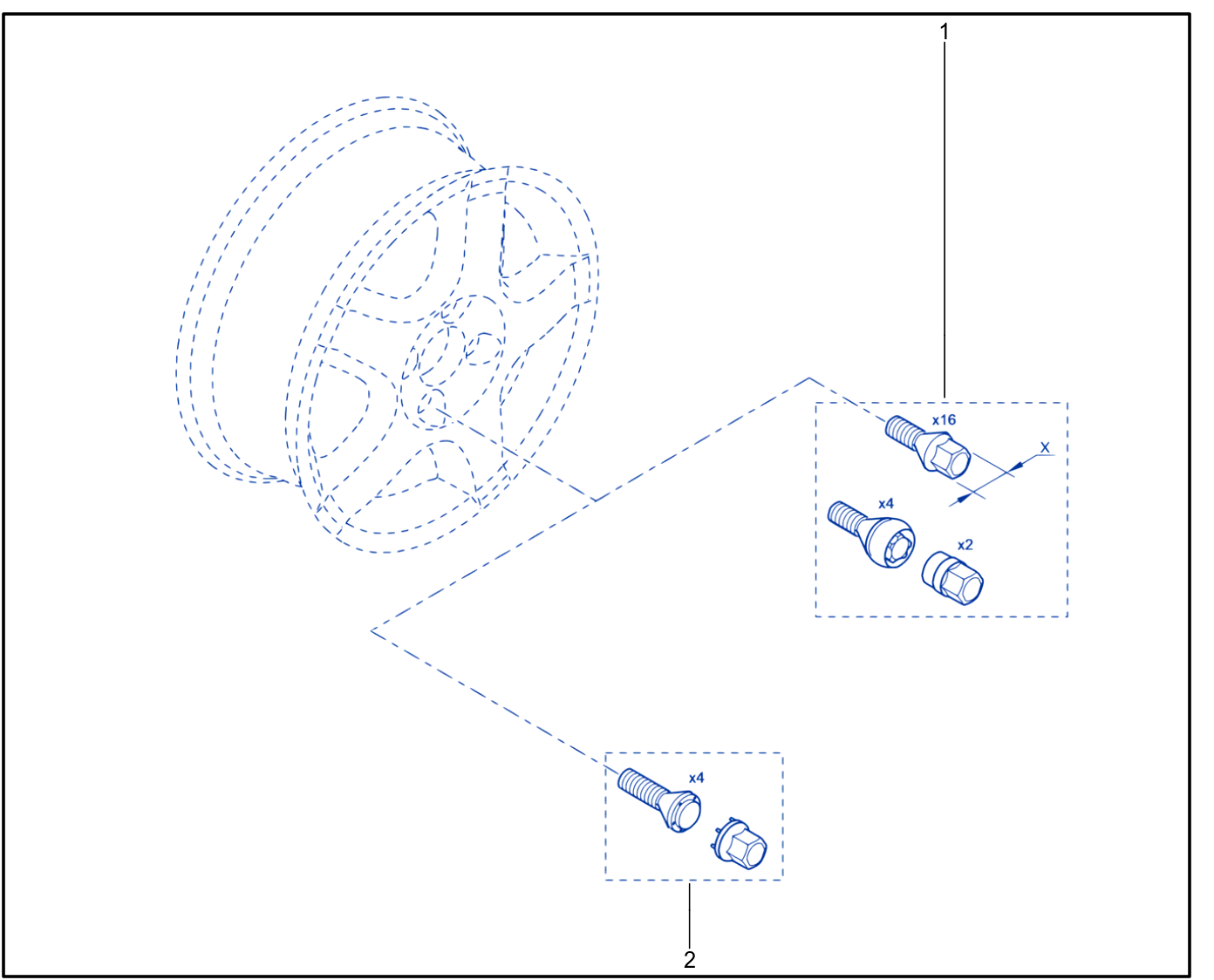 Wheel Nut - 01033365