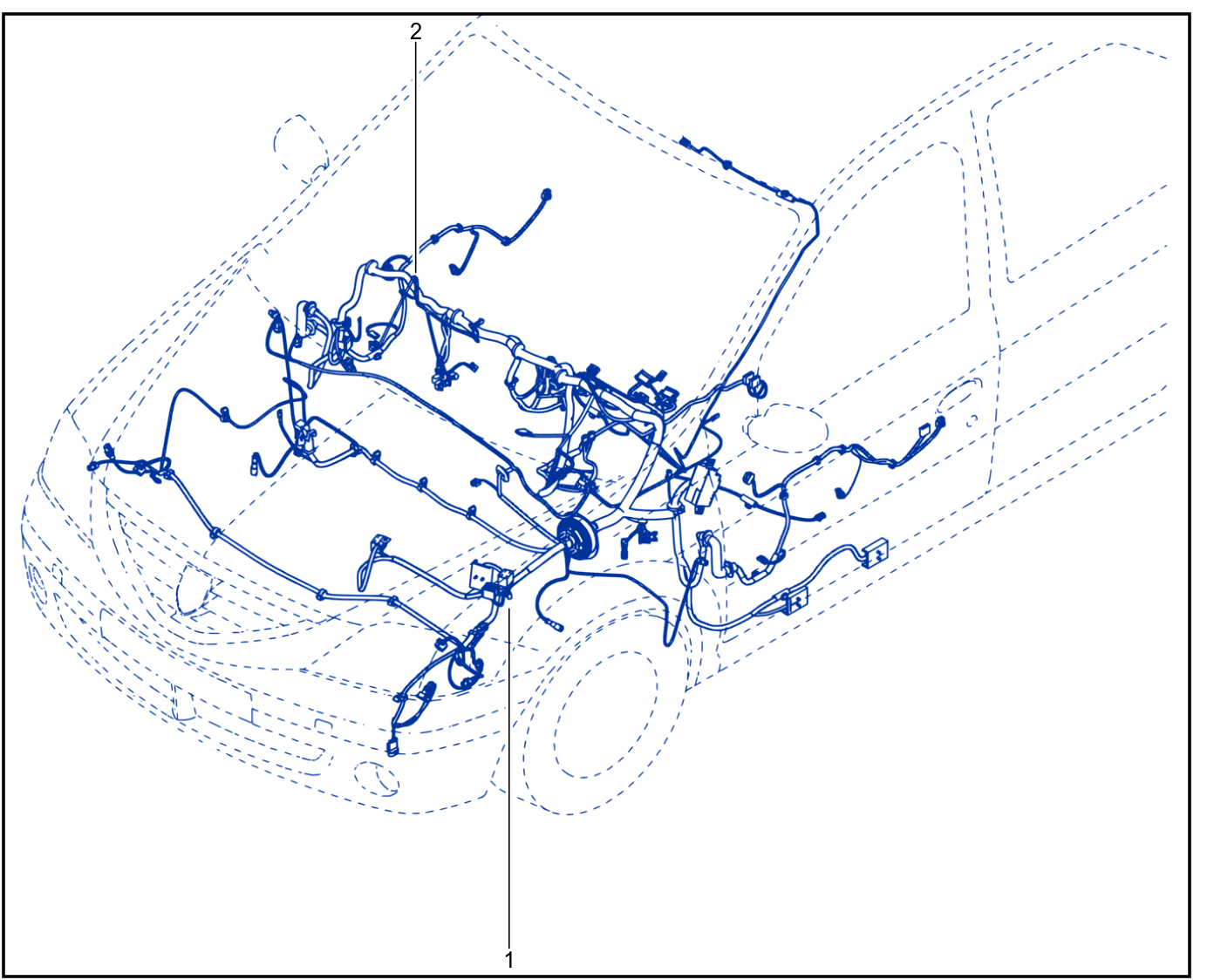 Wiring - Passenger Compartment Components - 01033581