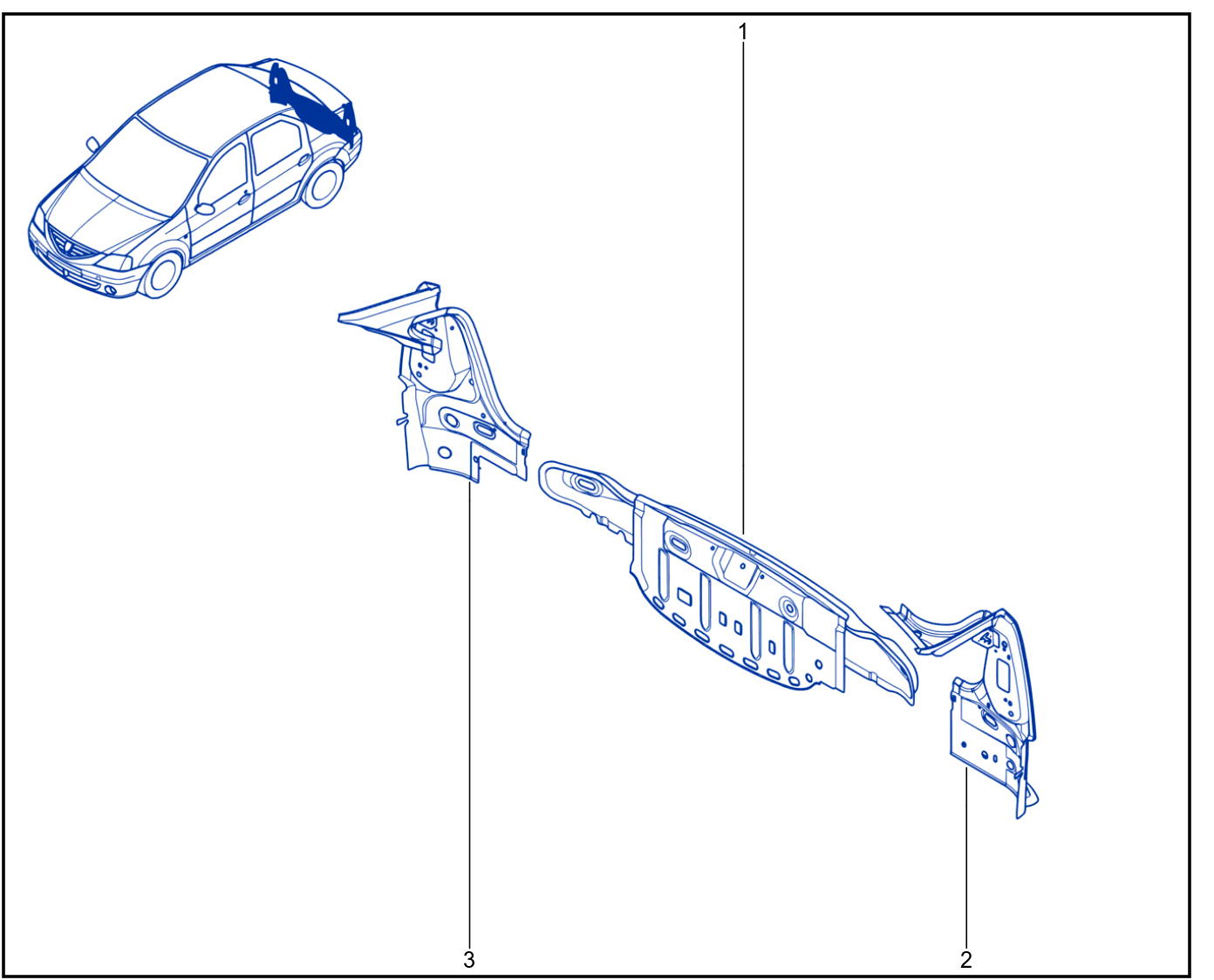 Rear End Panel - 01033594