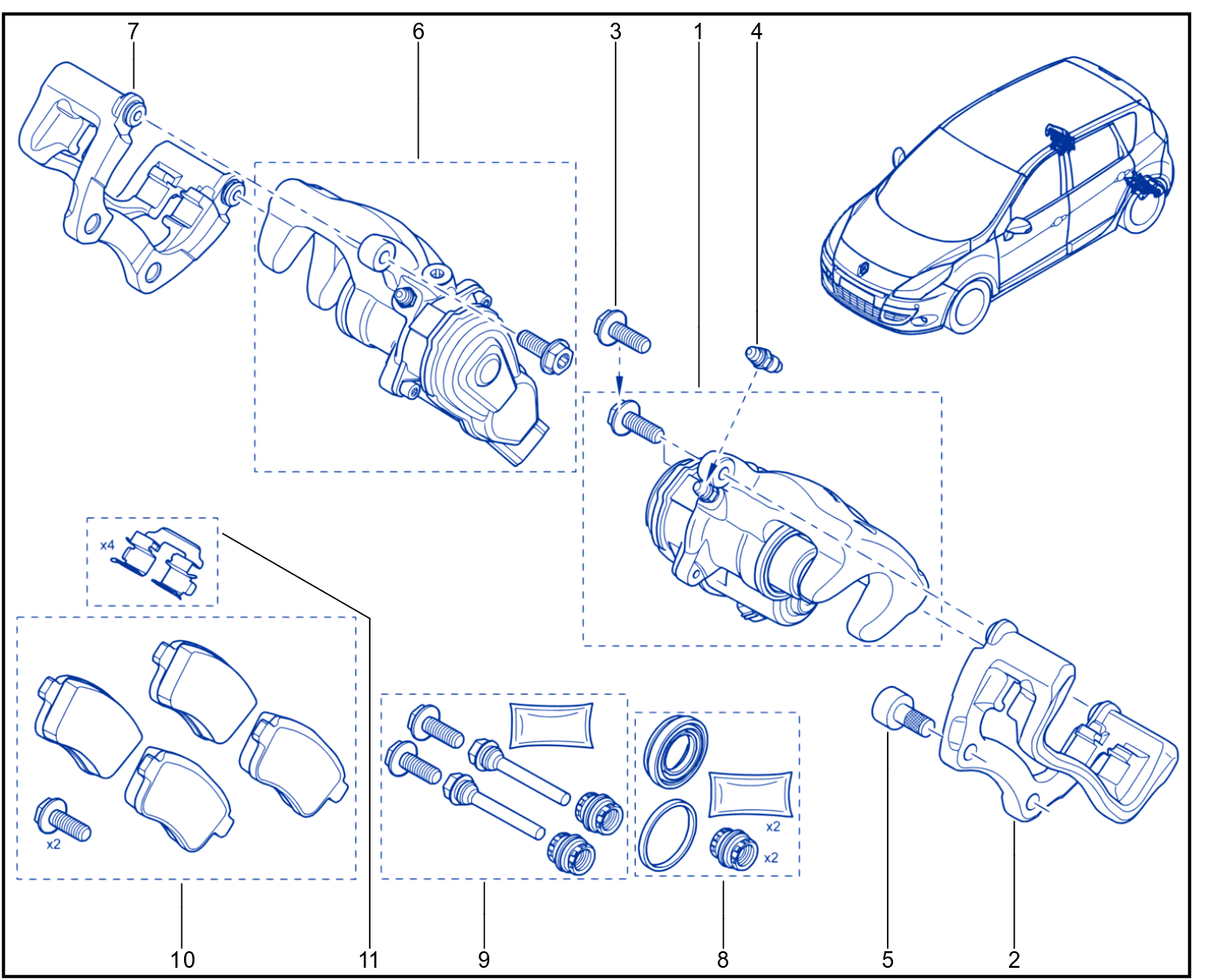 Rear Brake - 01033762