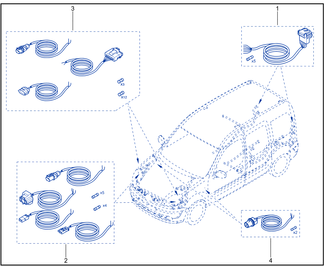 Wiring - Passenger Compartment Components - 01033806