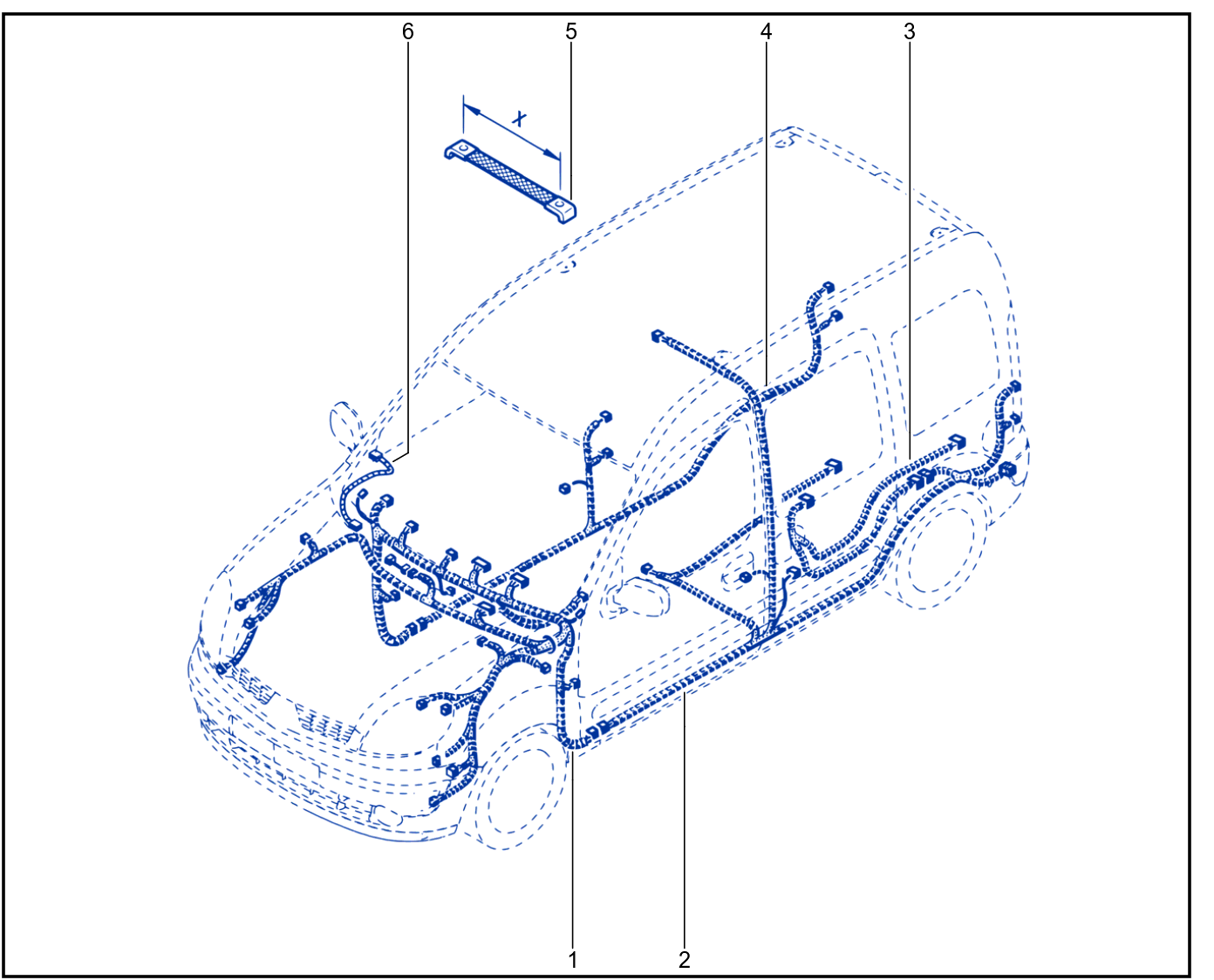 Wiring - Passenger Compartment Components - 01033807