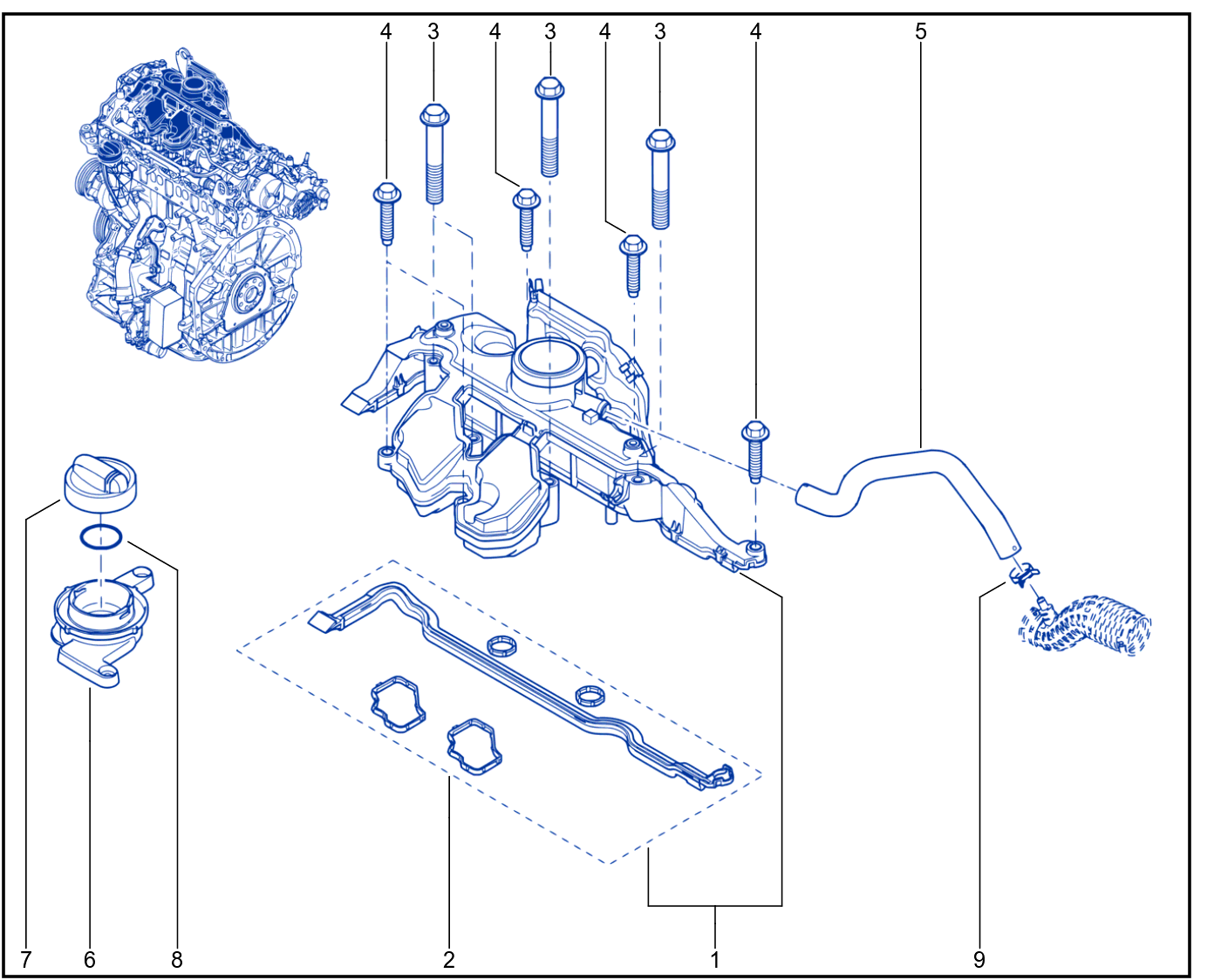 Oil Vapour Recirculation - 01034002