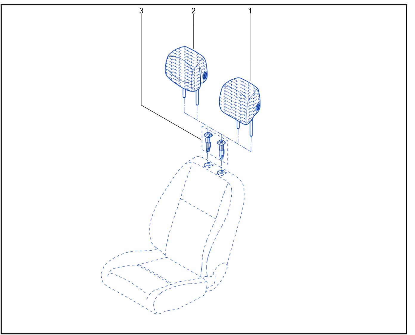 Headrest - 01034255