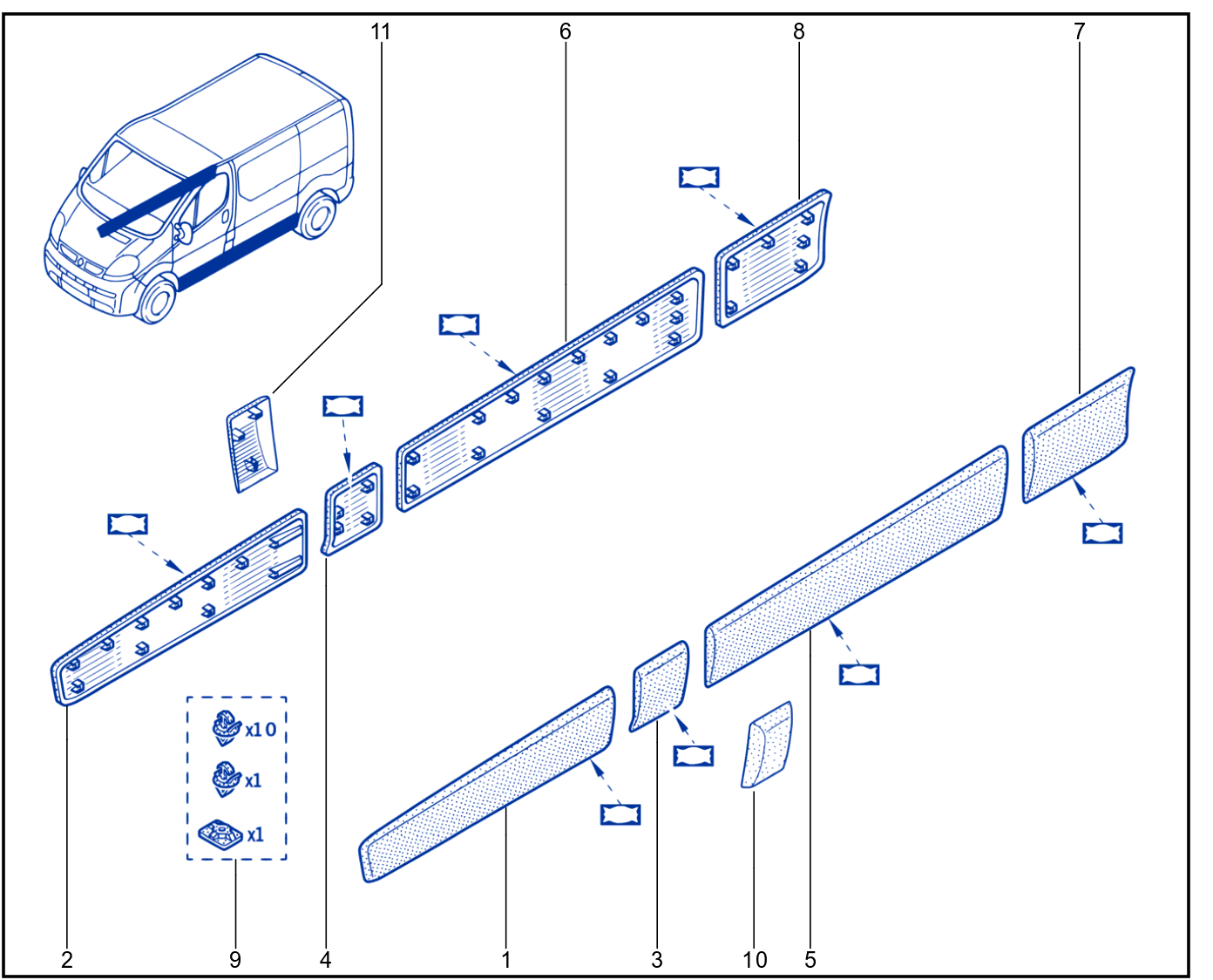 Protection Strip - Trim - 01035058