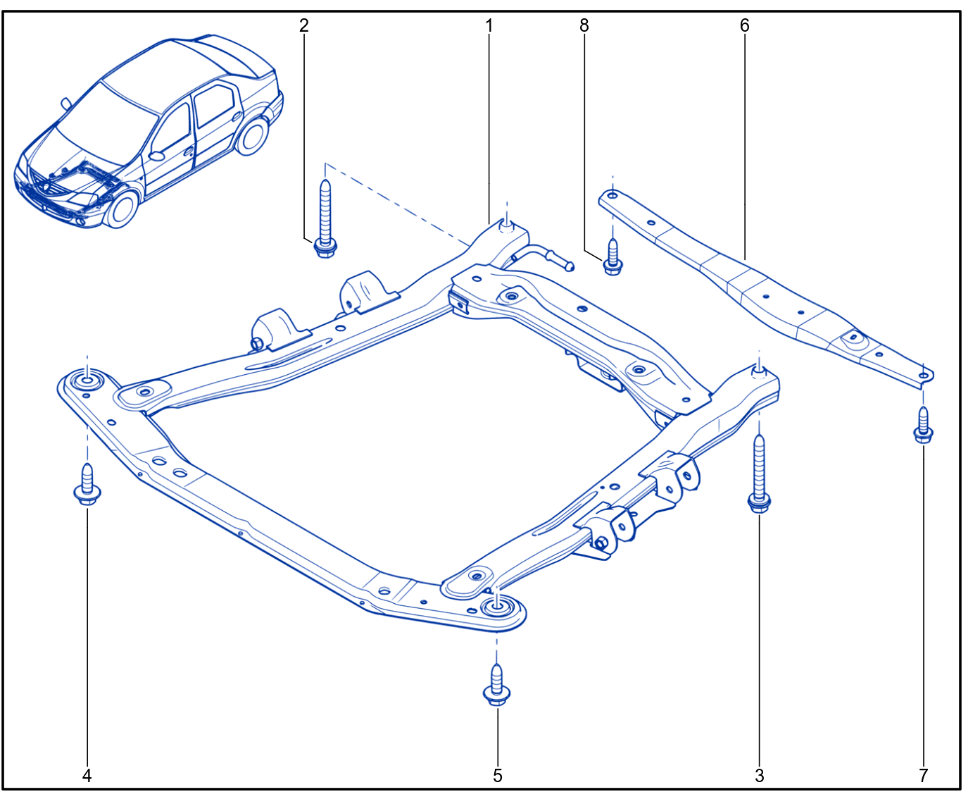 Front Axle Component - 01035102