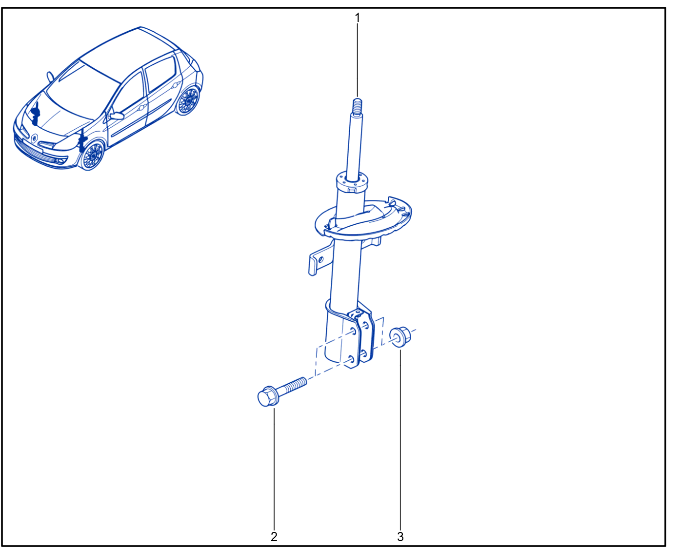 Suspension - Front Shock Absorption - 01035153