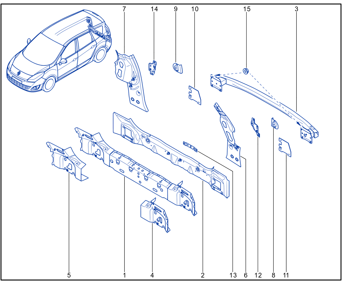 Rear End Panel - 01035175
