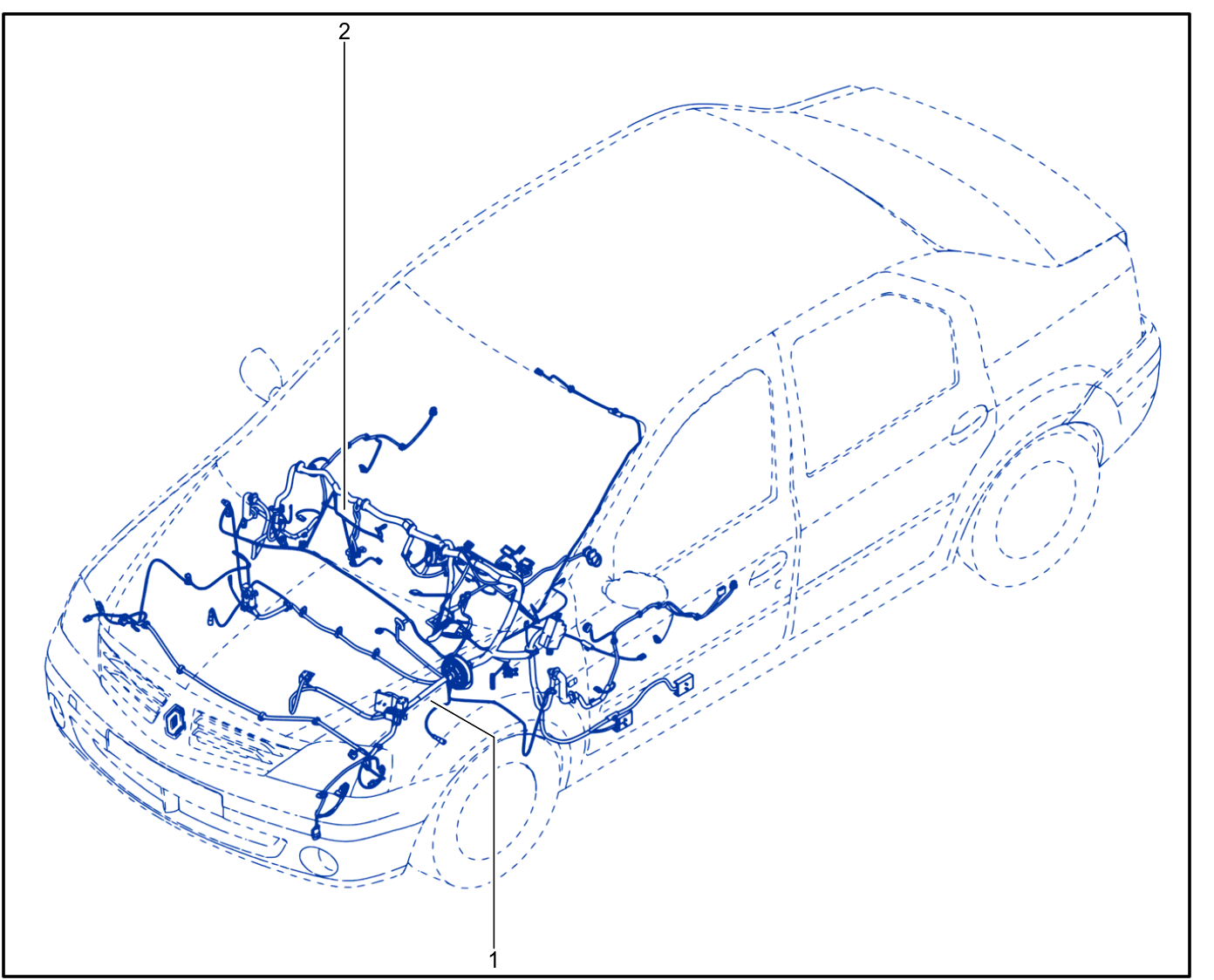 Wiring - Passenger Compartment Components - 01035228
