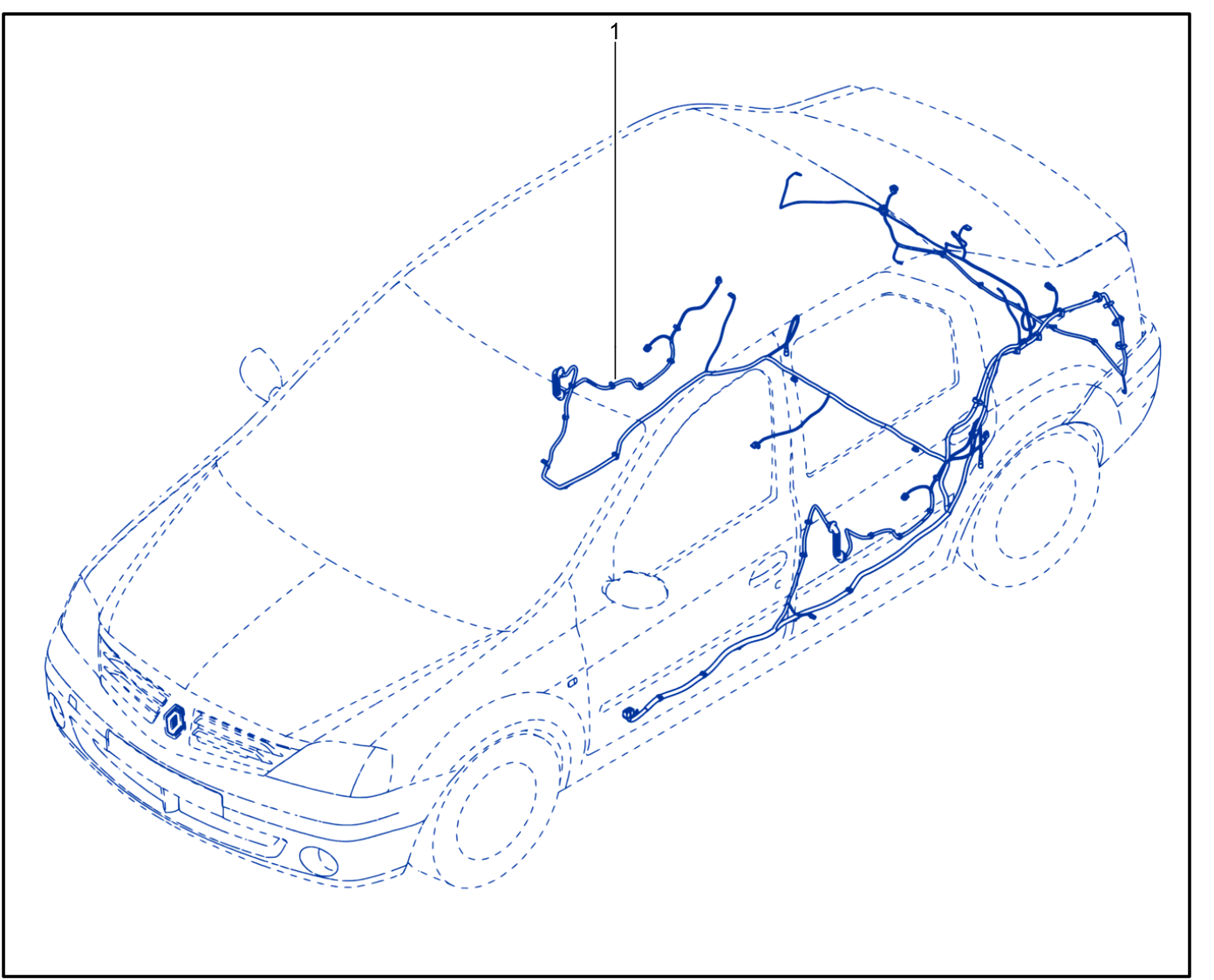 Wiring - Passenger Compartment Components - 01035229
