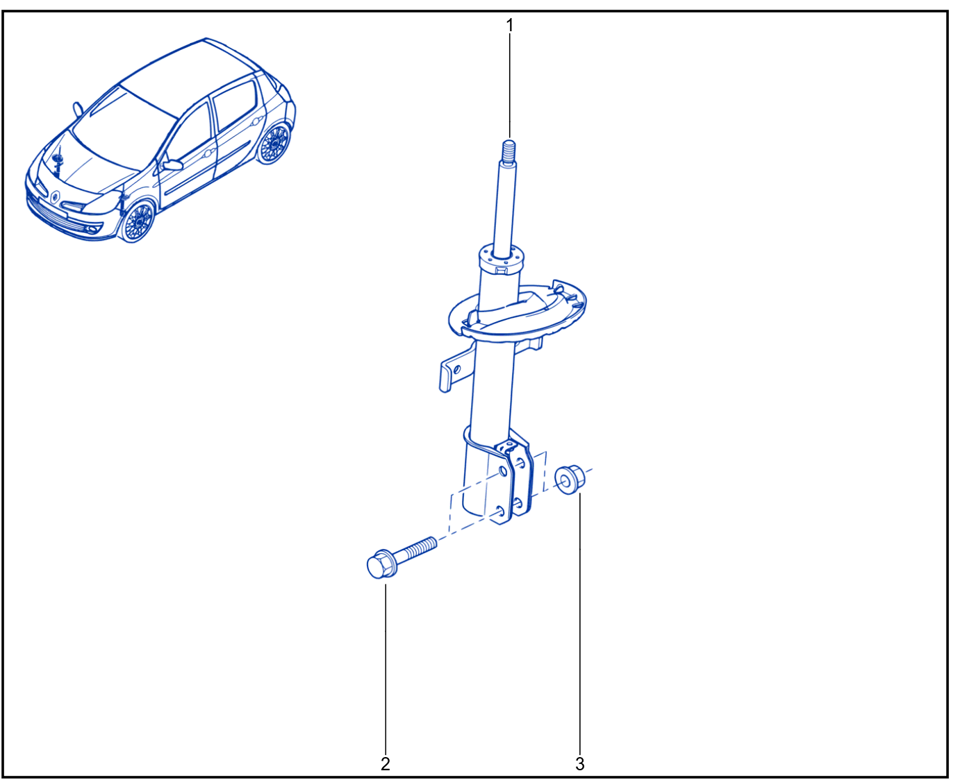 Suspension - Front Shock Absorption - 01035343