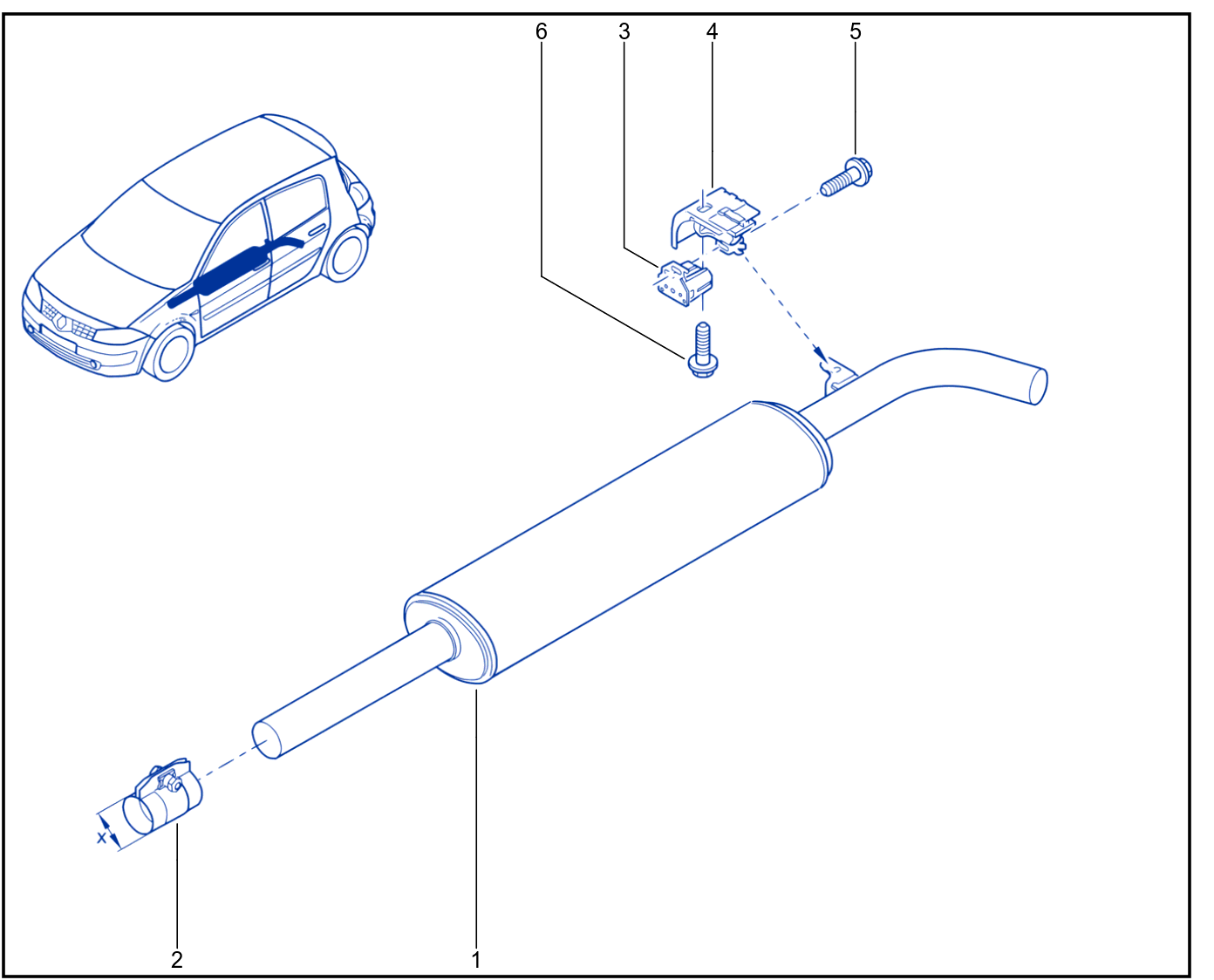 Exhaust Pipe - 01035372