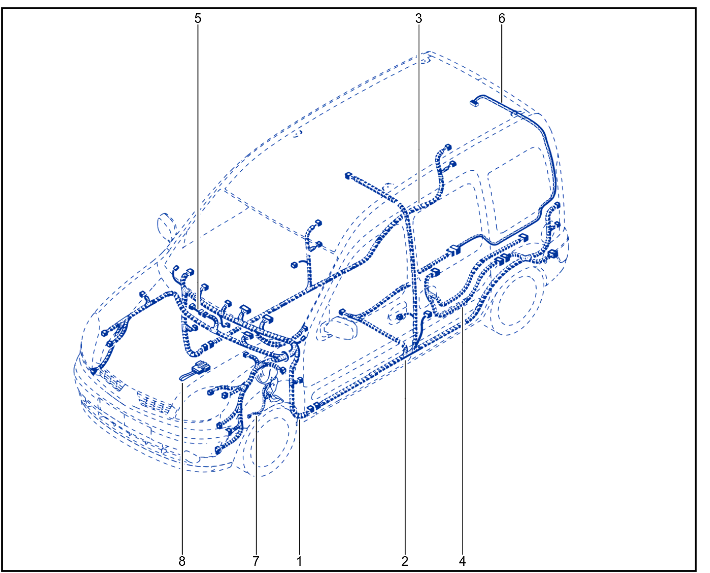 Wiring - Passenger Compartment Components - 01035406