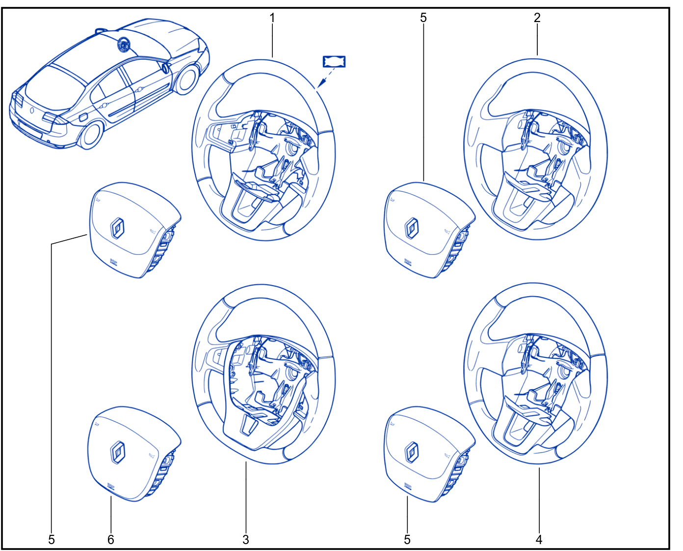 Steering Wheel - 01035607