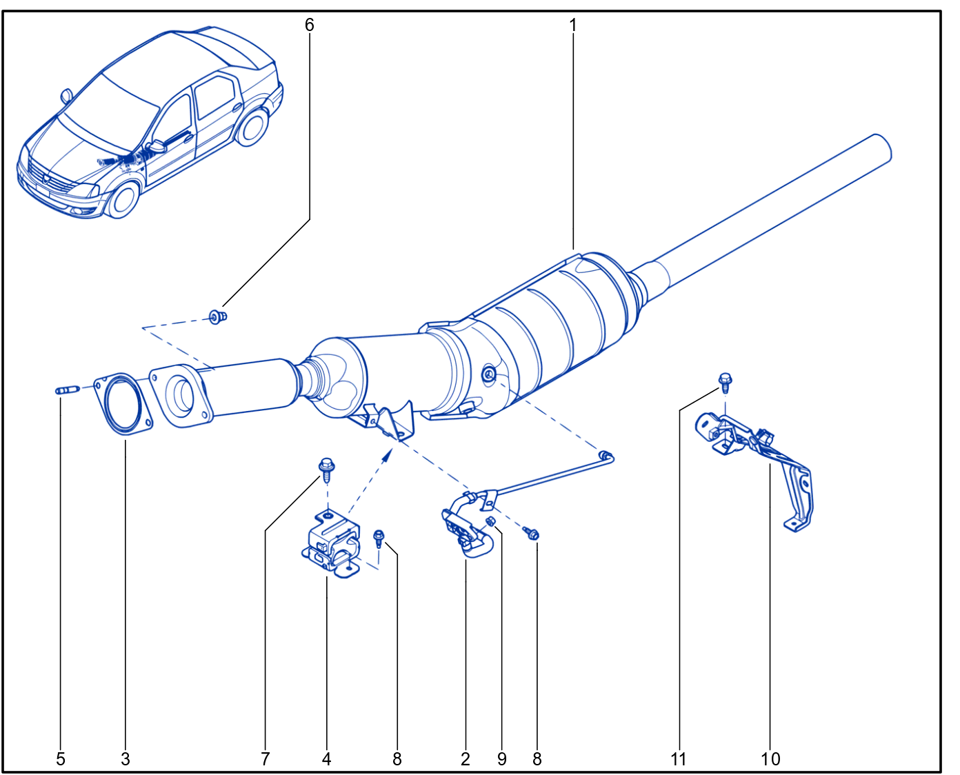 Exhaust Pipe - 01035856