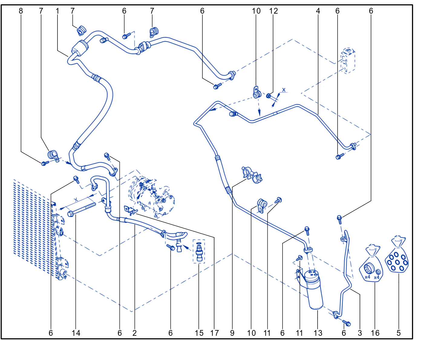 Main Air Conditioning Circuit - 01035948