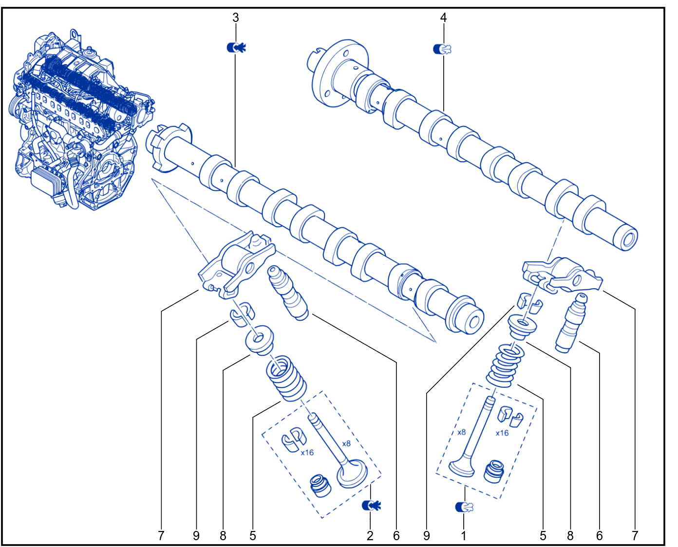 Timing - Camshaft - Valve - 01035957