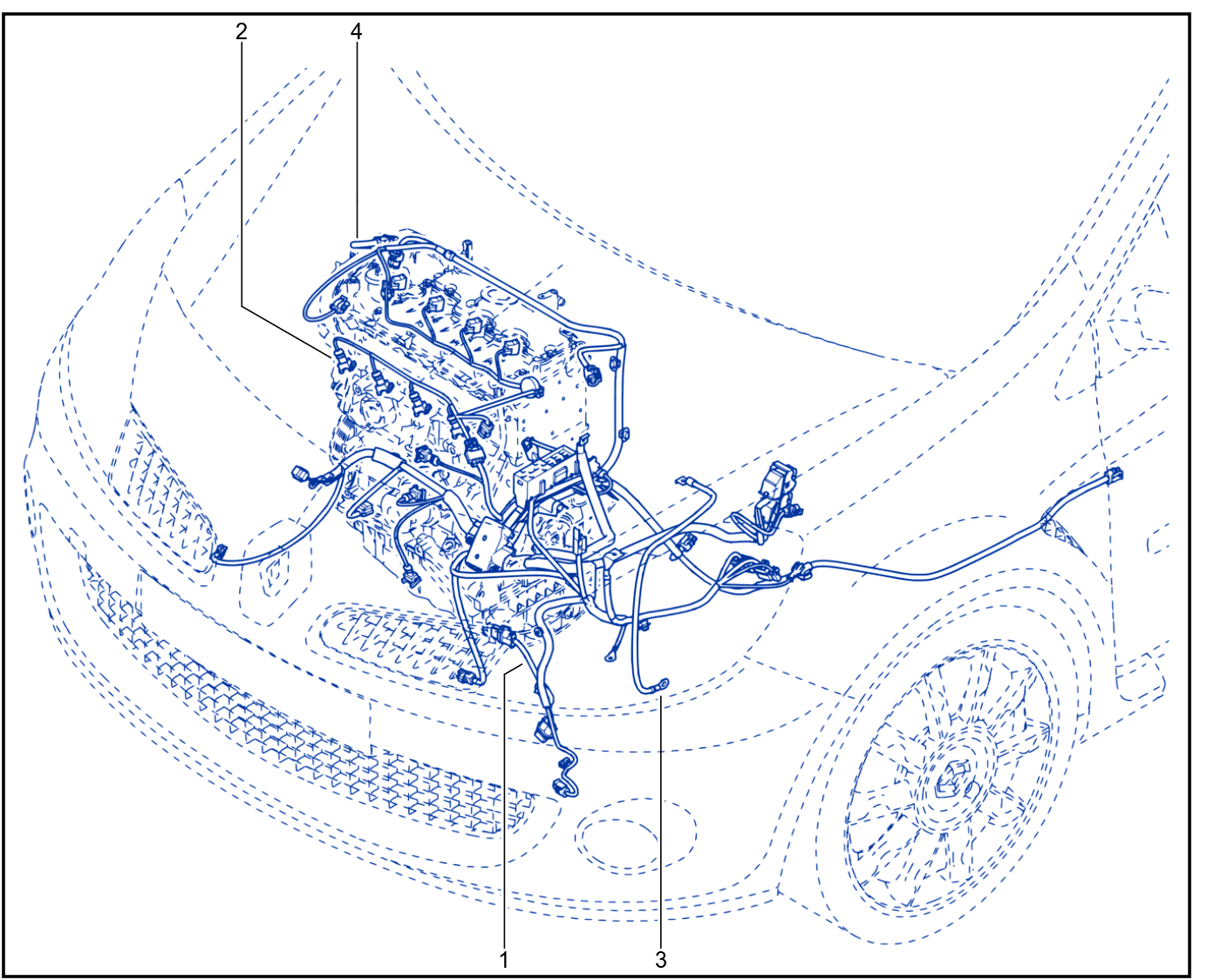 Wiring - Engine Components - 01036026