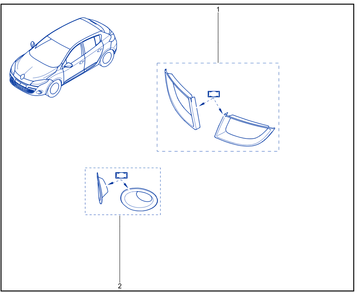 Additional Headlight - 01036039