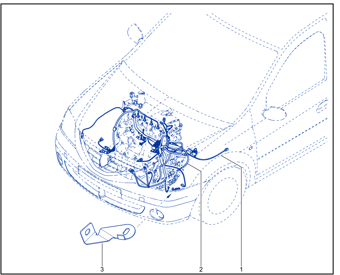 Wiring - Engine Components - 01036051