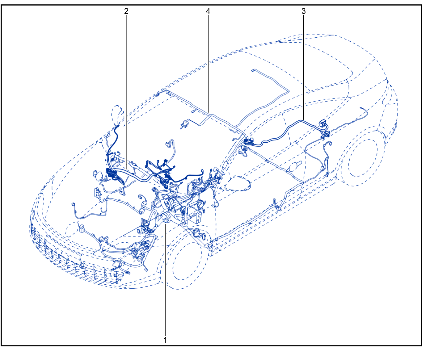 Wiring - Passenger Compartment Components - 01036100