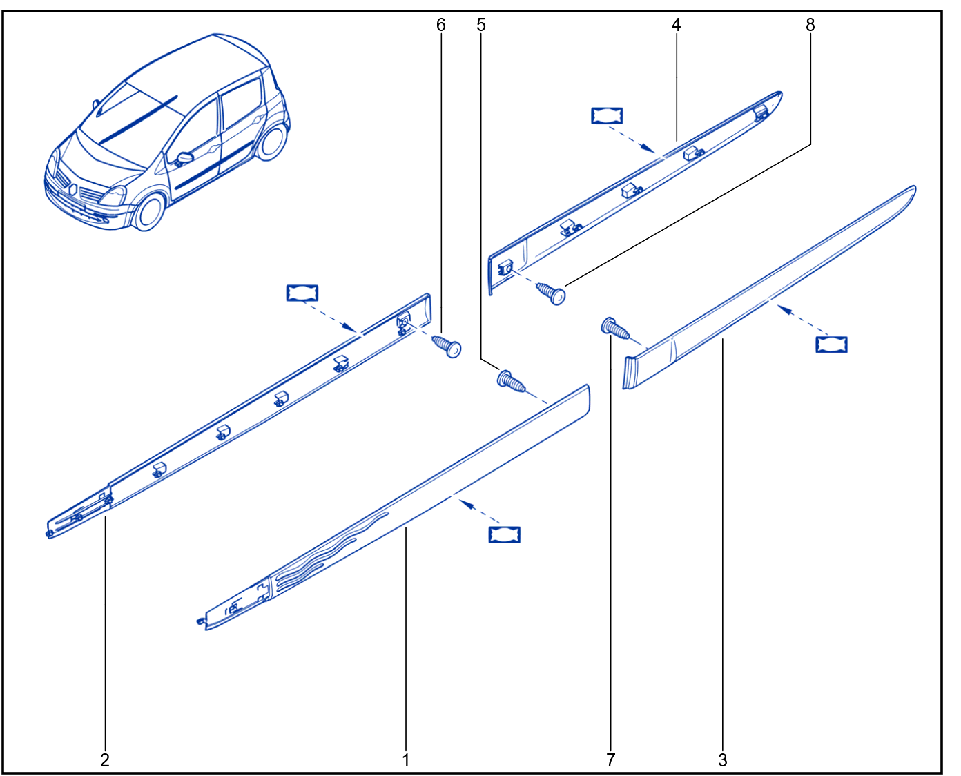 Protection Strip - Trim - 01036164