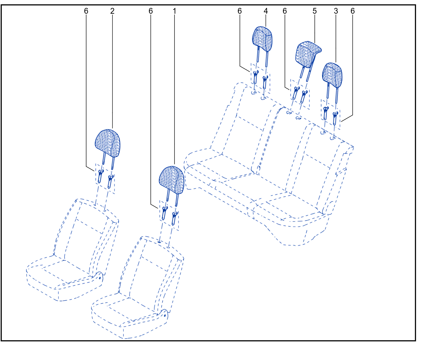 Headrest - 01036221