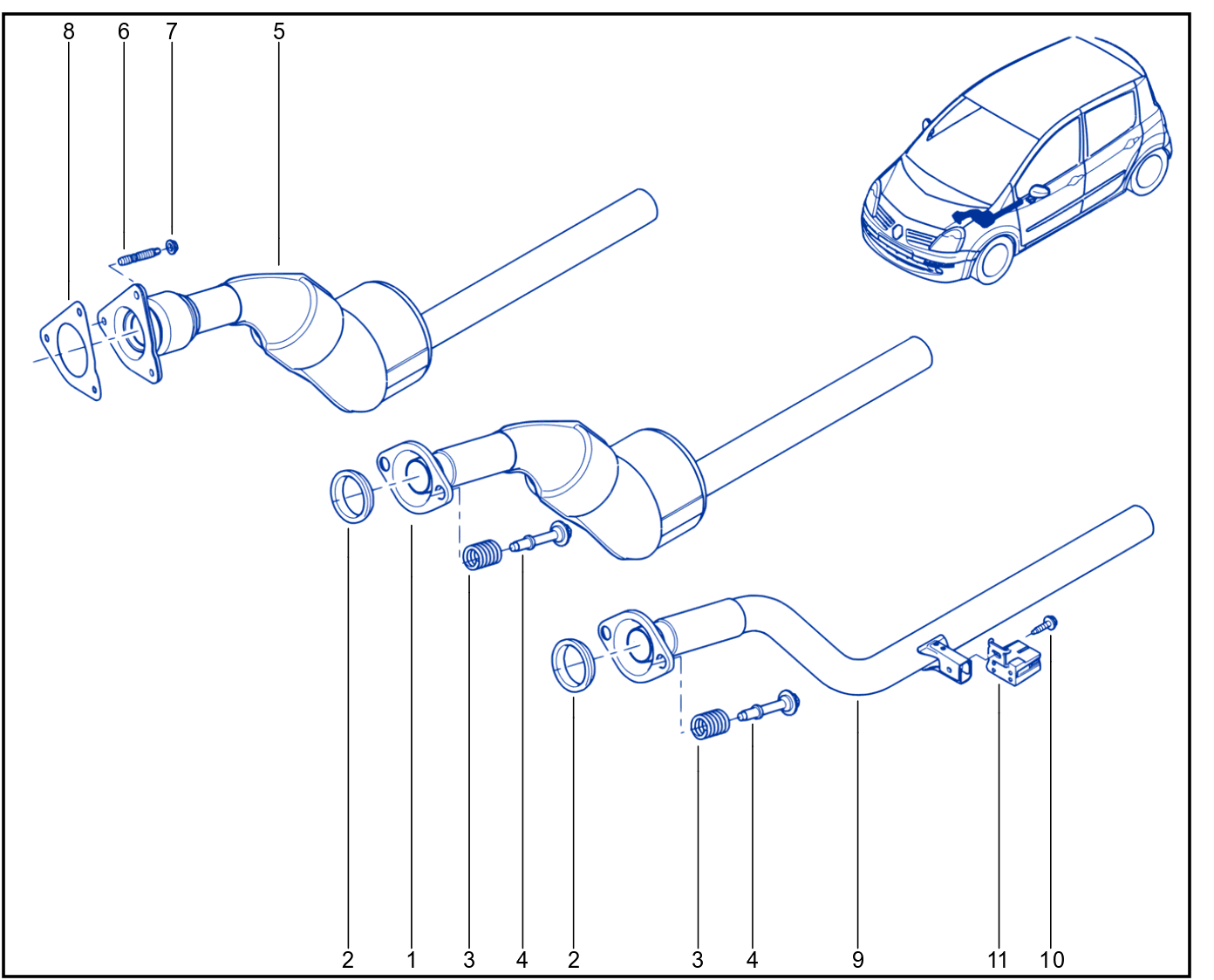 Exhaust Pipe - 01036240
