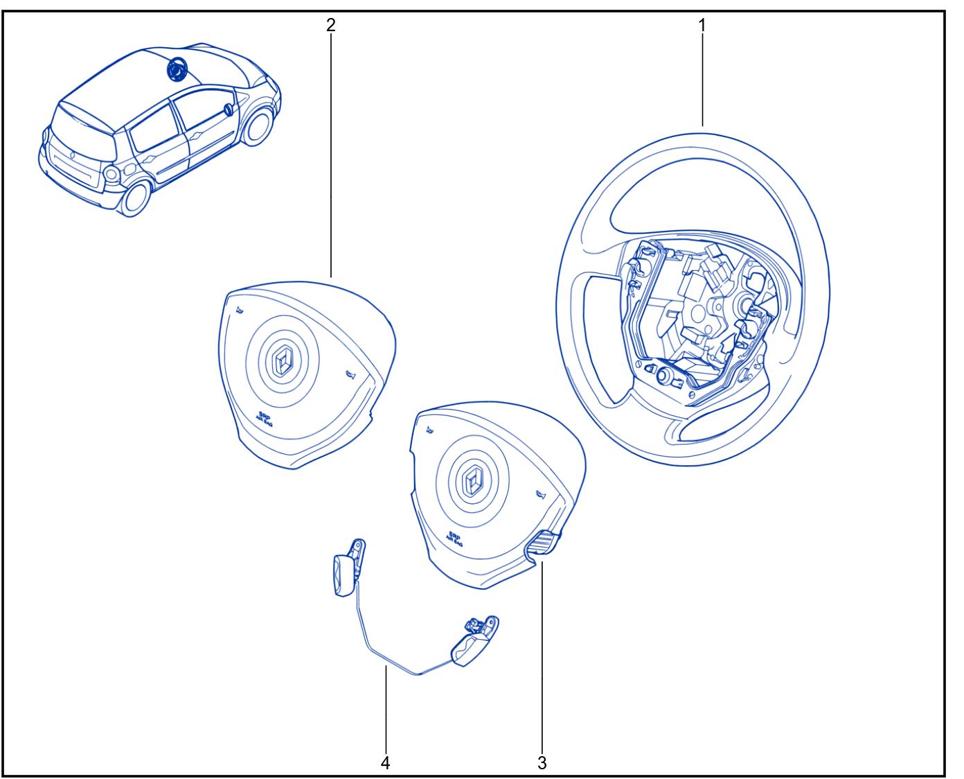 Steering Wheel - 01036250