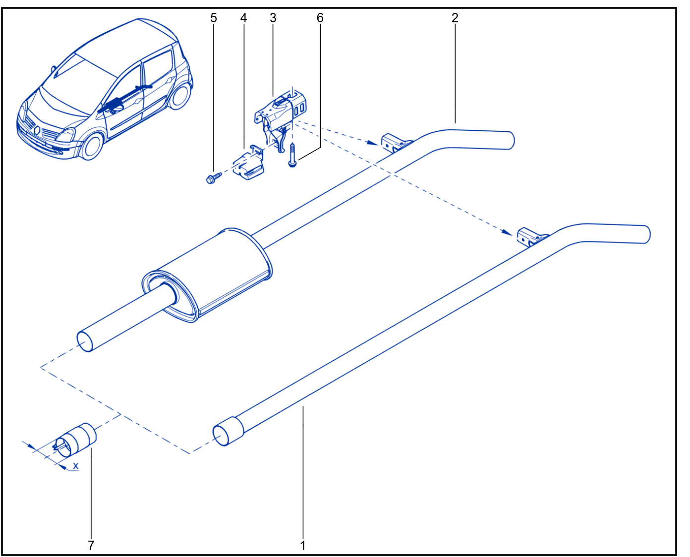 Exhaust Pipe - 01036251