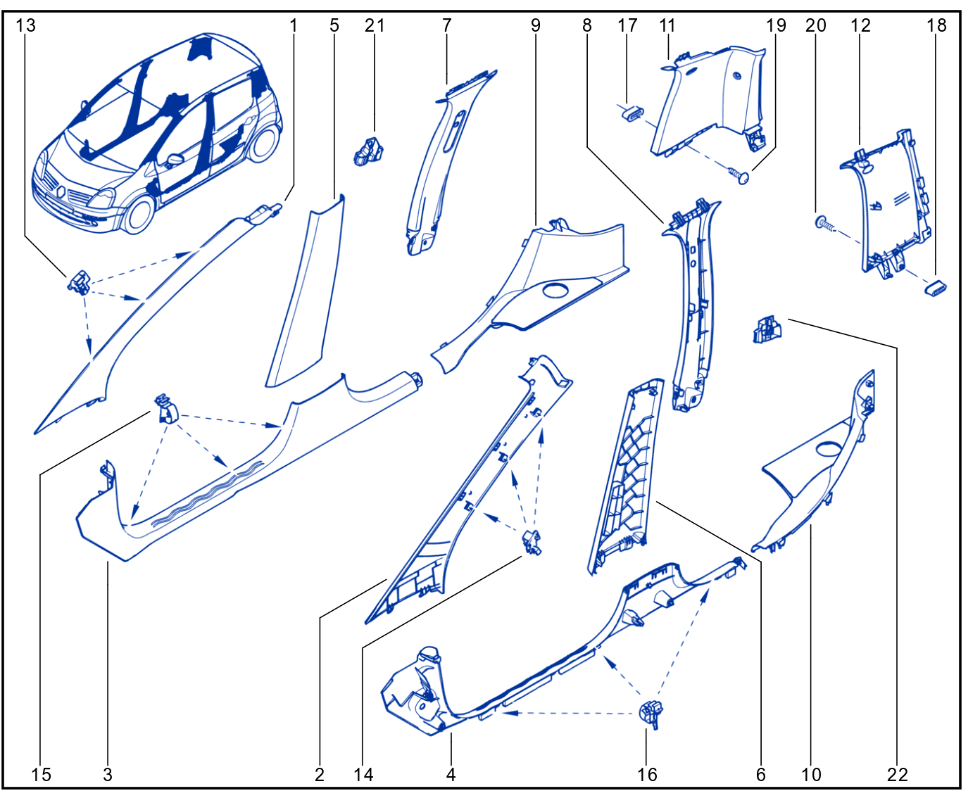 Body Side Trim - 01036280